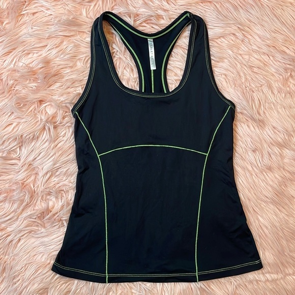 Fabletics Tops - Fabletics Black Phoenix Racerback Tank Size Small
